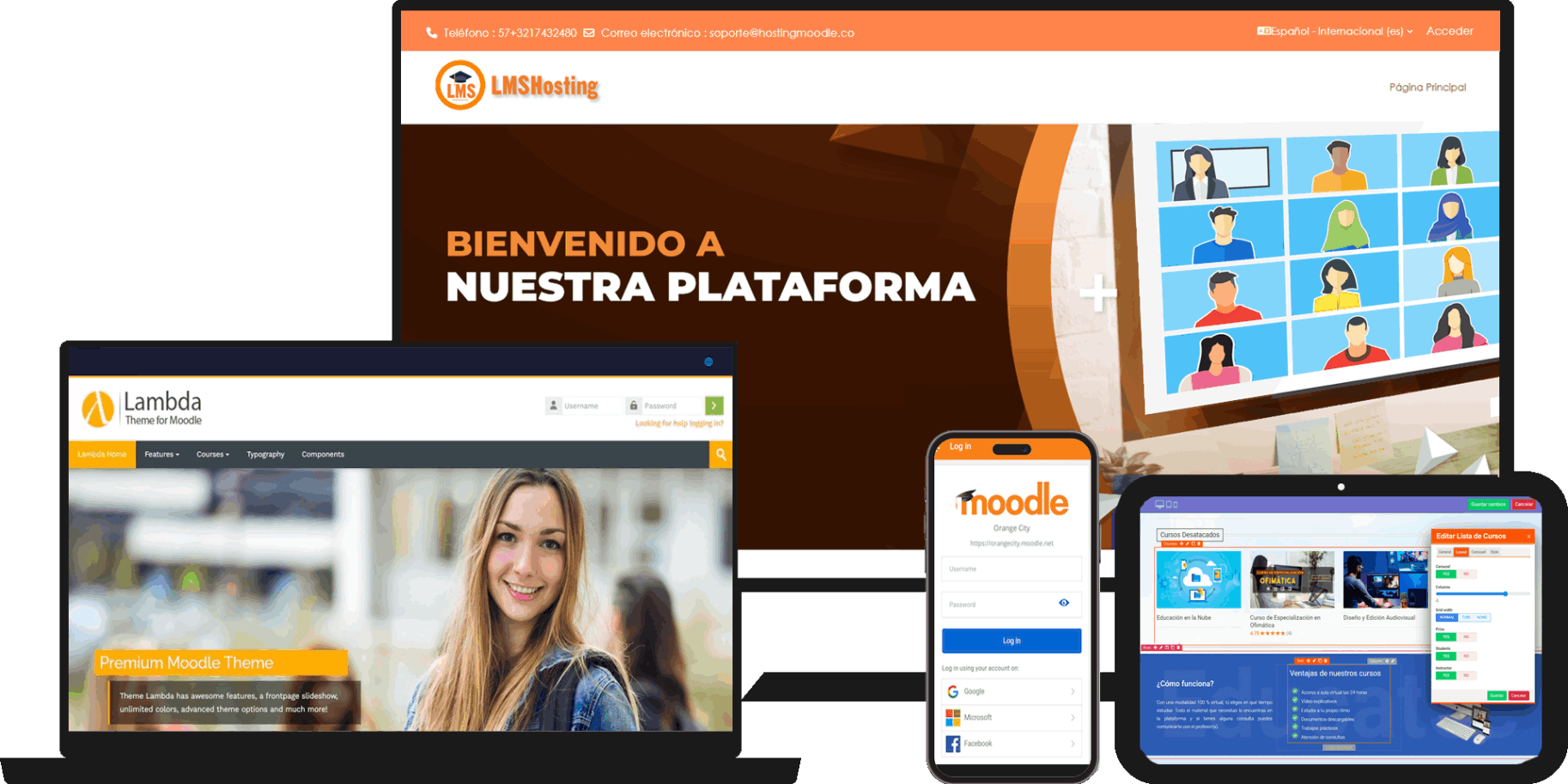LMS Hosting Moodle Colombia